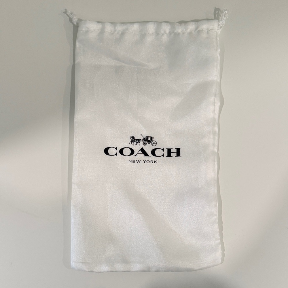 Coach White Storage Pouch